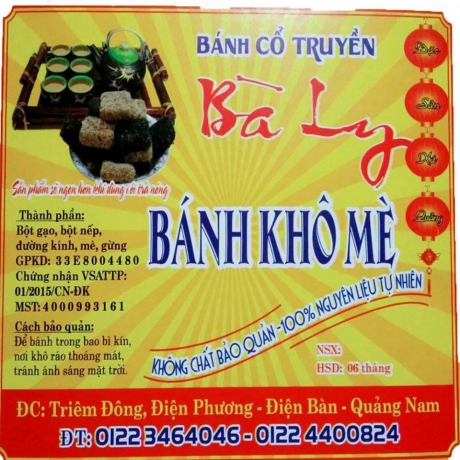 Bánh khô mè
